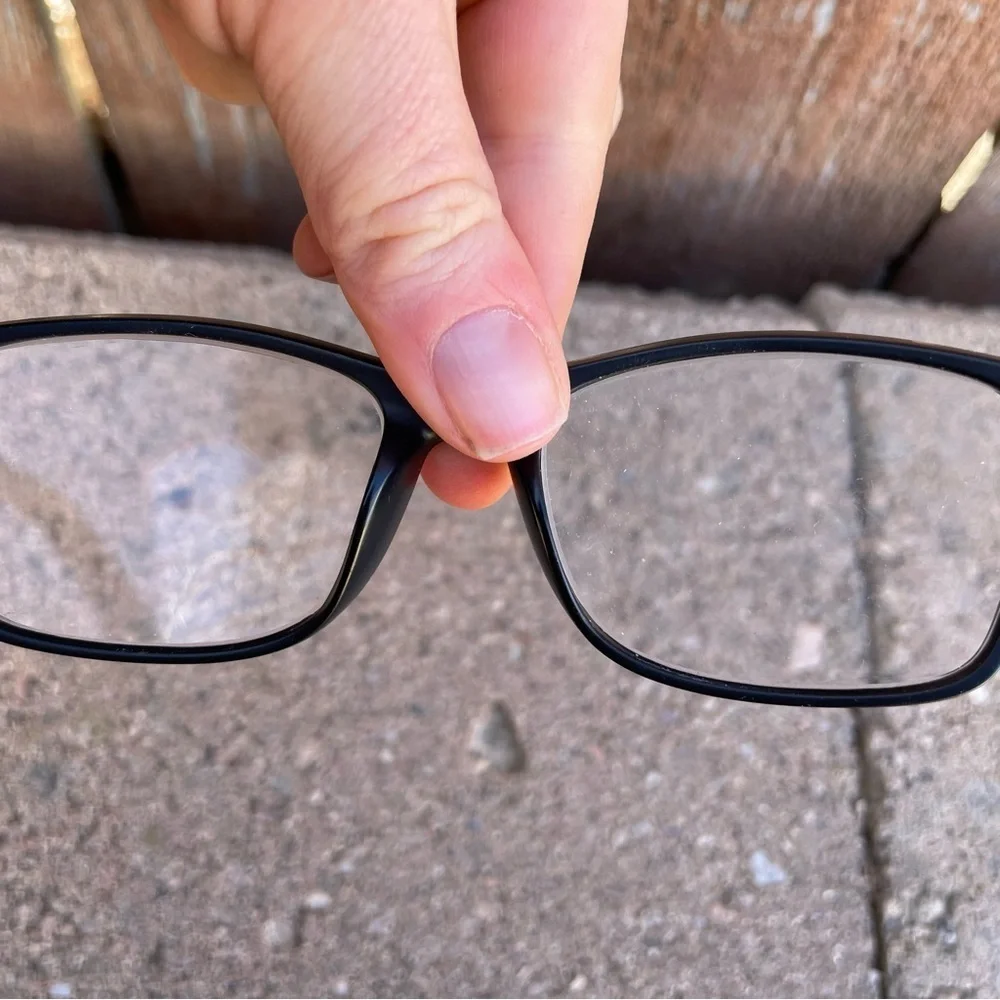 JONES NEW YORK Blue Gray Black Eyeglass Readers Frames 53 18‎ 138 +2.00